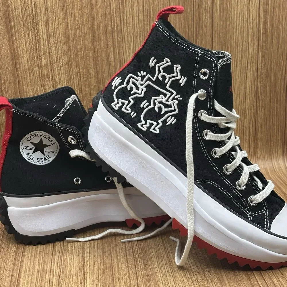 Converse Keith Haring x Run Star‎ Hike 171859C Men’s 8.5 Women’s 10 Sneakers - Picture 12 of 14
